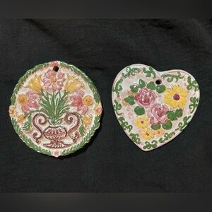 Floral Ceramic Ornaments
